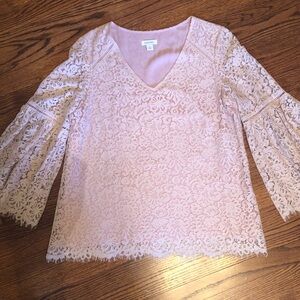 Sundance Blush Lace Blouse